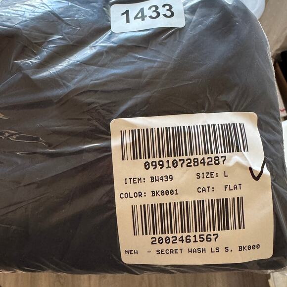 J.Crew Classic Secret Wash Cotton Poplin Shirt Mens L Black Button Down BW439 LS - Picture 7 of 7